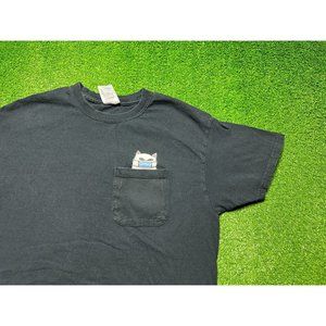 Ripn Dip Cat Women's Short Sleeve Graphic Tee Size Medium Black